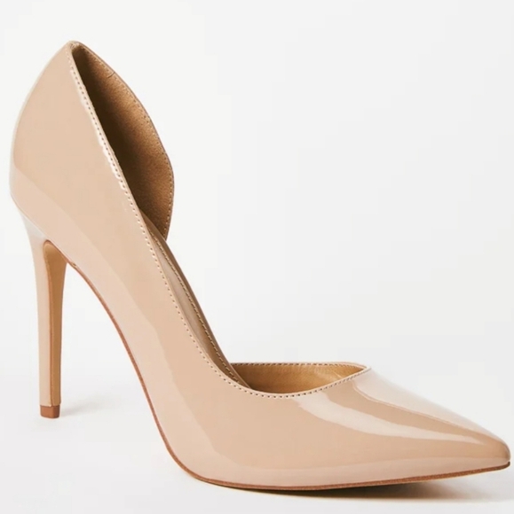 Shoe Dazzle Shoes - New! Beige nude stiletto heels shoes tan party formal prom wedding size 10